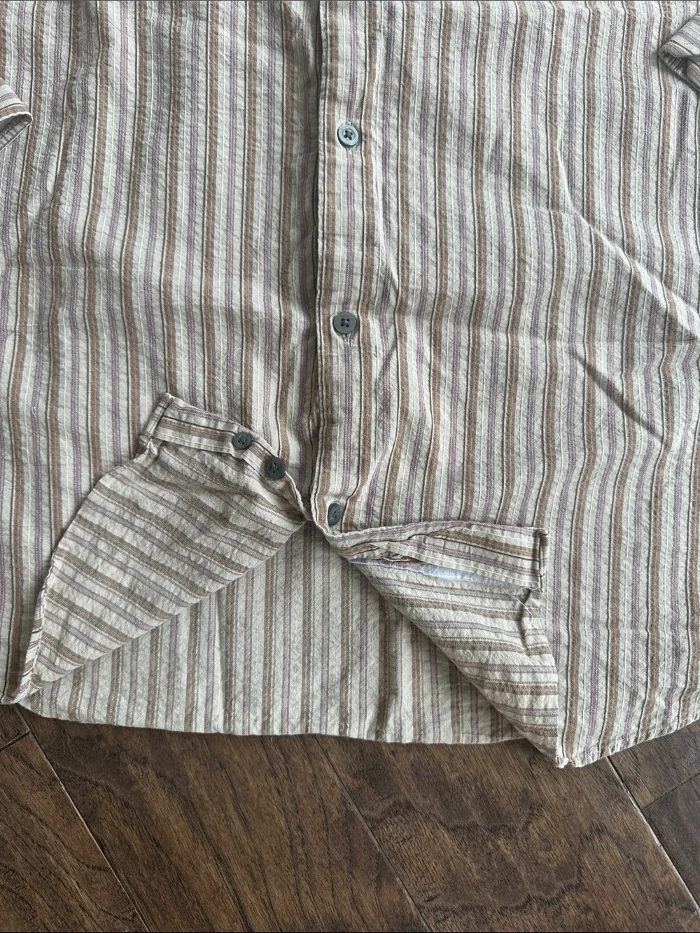 Banana Republic Men's Striped Dress Shirt